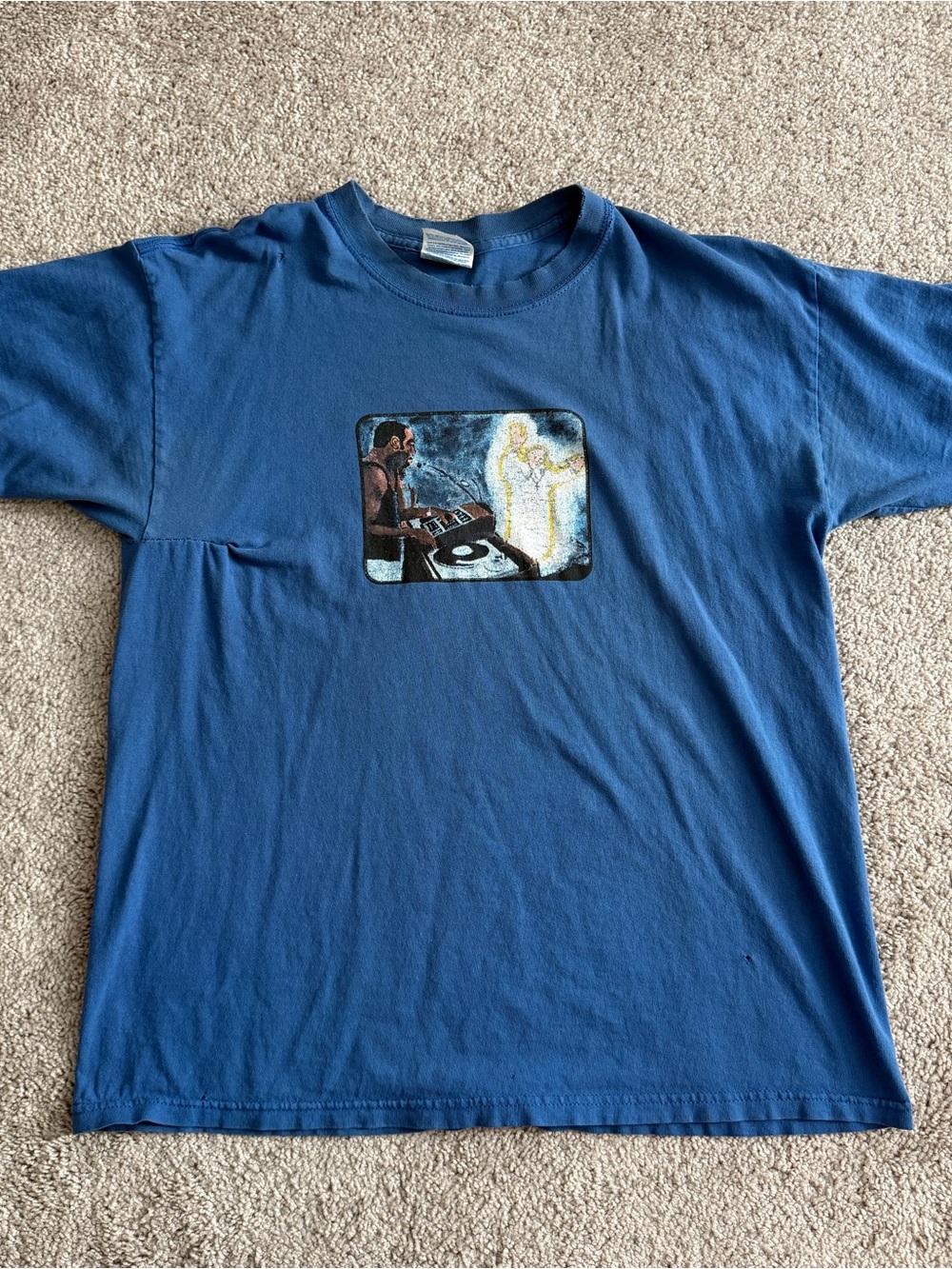Vintage 2000 Sonic Youth NYC Ghosts & Flowers T Shirt Repaired Band Tee 22”